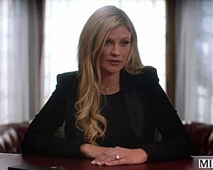 Ellie the principal gives a lesson to a naughty student in more than one way