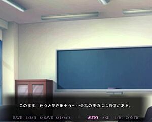 Why is this asian girl moaning during her secret lesson?