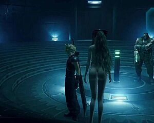 Aerith nude modification for Final Fantasy 7 Remake game
