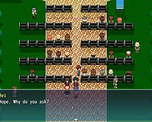 Ever seen a student lose virginity in a closet during Apostle JOI hentai game while teachers cheat?