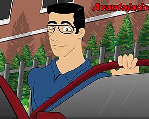 Gay Drawing Dirty Sex in College