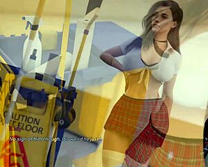 Steps of Debauchery 21 - Sexy College Student Flashes White Stockings