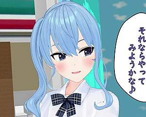 NTR lesbians in hentai get wild with scissoring toys