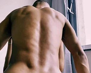 ferjinho shows off his massive interracial cock in gay handjob preview