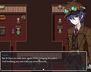 Garota fofa pega em algo estranho dentro de uma caixa de um homem - detective girl of the steam city - parte 6