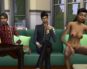 Hey, Indian stepmom, why fuck your two sons first time?