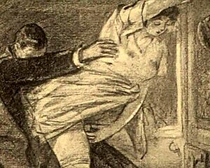 vintage erotic illustration comes alive with raw seductive charm. wow!