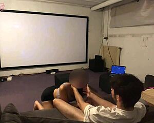 i watch my stepsis get fucked durin a disney movie and we call it famly bondin