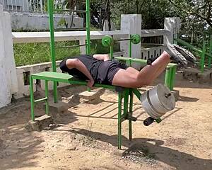 cruising gay sex fucking outdoors with anal and swallow