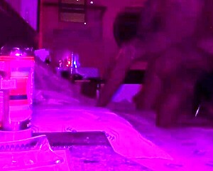 Quickie assfucking with spitting on big cock