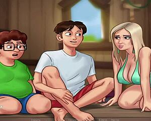 summertimesaga laundry sex gets wild and uncensored in e3 54