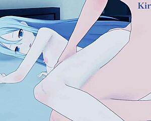 Kanade Yoisaki and Mafuyu Asahina in Wild Hentai Action