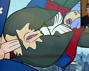 Spider-Verse Gone Wild with Uncensored Anime Hentai Cosplay and Creampie Action