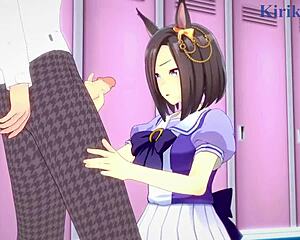 Air Groove Teen’s Intense Creampie in Hentai Derby