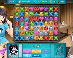 Double date fun with lesbian babes in HuniePop 2