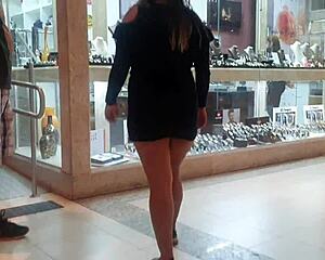 latina teen paty bumbum seduces el toro de oro in shopping bathroom for monster cock