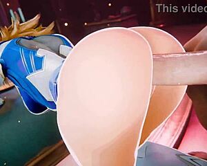 Sue Storm gets pounded by everyone in wild anime action. What's her secret?