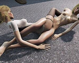 fallout 4 katsu and emogene spark subtle lesbian hentai vibes.