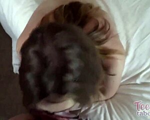 Mr. Brogan has sex with his babysitter Claire Roos and gets a big dick cumshot