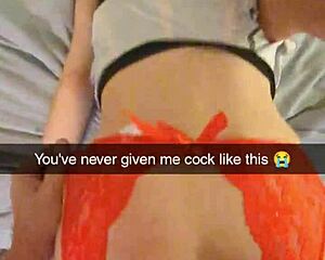 Cheating girlfriend gets humiliated with a cum-covered ass