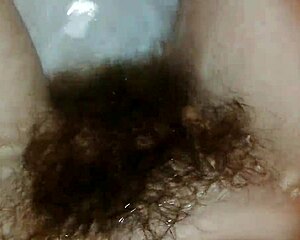 Special sex adventure with a big bush and a big pussy lips fetish