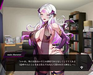 Succubus Aria Seduces with Titty Fuck in Hentai Part 1