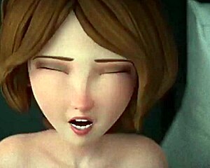 aunty cass loves big dicks in anime fuck action