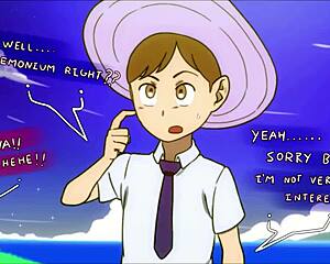 Anime girls mix assjobs with twerking and blowjob action