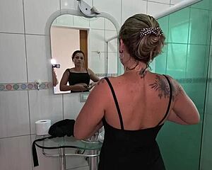 Agatha’s hot bath time in the Brazilian series By The S