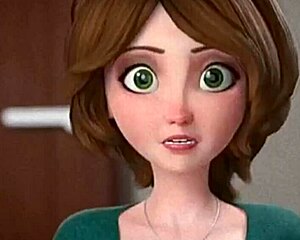 aunty cass loves big dicks in anime fuck action