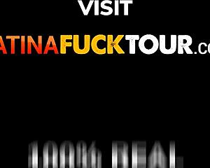 Tanned Hot Colombian College Feminist Rammed and Doggystyle Fucked by Hung Gym Guy