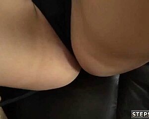 I caught my annoying stepbro watching me pissing in short shorts, such a creepy teen moment