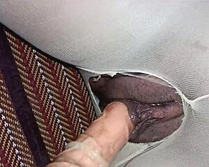 In this private encounter, her smooth moist region experiences pleasure and completion