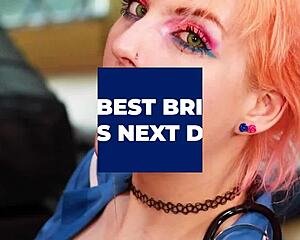 Why deny orgasm to this british teen with big tits during wand edging?