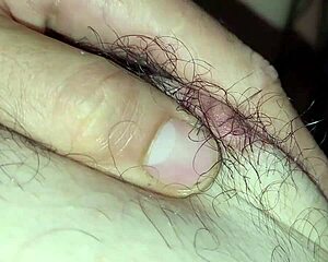 Frenulum orgasm from teasing edging