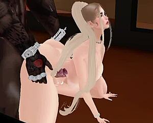 Loira Anal Com Negao