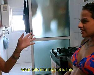 latinas complaining about lousy husbands, then having lesbian sex