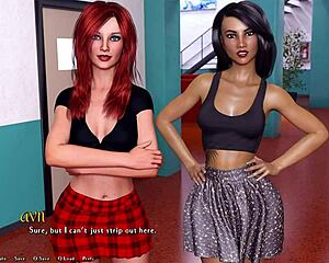 Big-boobed hotties crave my monster cock in 3some action