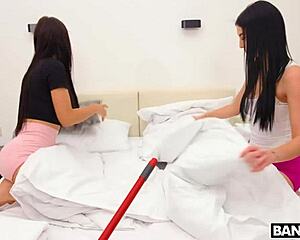 Simon Kitty and Alicia Trece meant to clean but got dirty instead!