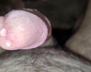 Frenulum orgasm from teasing edging