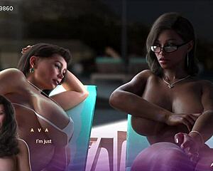 Busty wife in Apocalust 07 seduces husband’s friend with her massive rack.