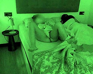 Step sister's erotic solo play caught on hidden camera