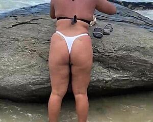 We are the hairy ones having sex on the beach