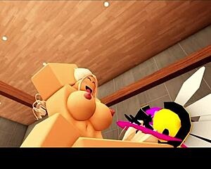 Blonde Roblox Cheerleader Back with Headless Jock Boyfriend, Wow!