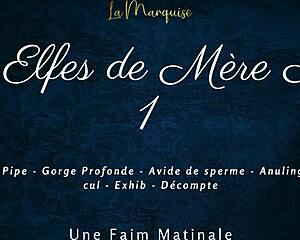 Only women featured in Les elfes de mère Noël 1 with ASMR and jerk off instructions