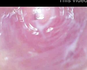 Camera captures deep wet pussy orgasm with intense toy play