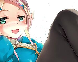 Princess zelda says, 'follow my jerk off instructions.'