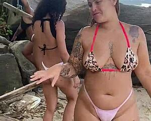 We are the hairy ones having sex on the beach