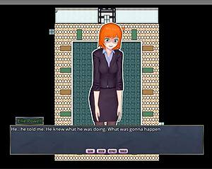 Curvy redhead sailor gets pounded in interracial hentai game