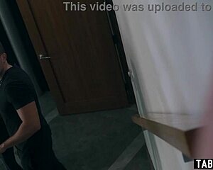 wife fucks husband and his best friend to prove loyalty, bending over for hardcore doggystyle action.